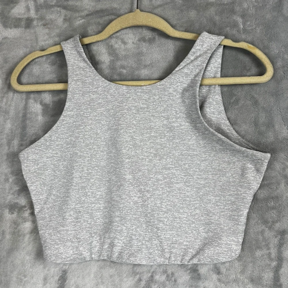 Outdoor Voices Two Tone Colorblock Crop Tank Top Athletic Gym Workout Size M‎